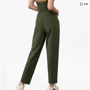 NWT Athleta Aspen Olive Endless High Rise‎ Pants 14 Tall